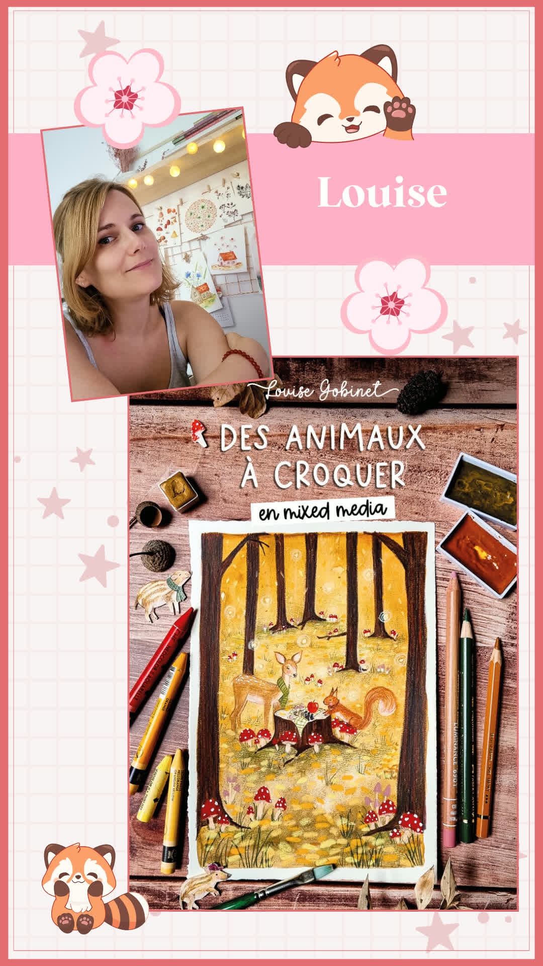 Des animaux à croquer en mixed media